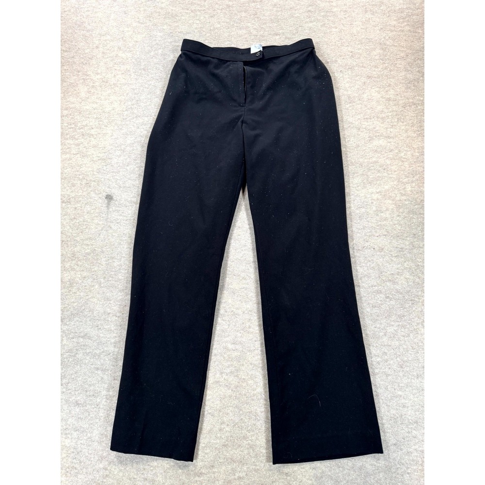 East 5th Dress Pants Womens 10 Long Black Rayon Straight Leg Business Formal